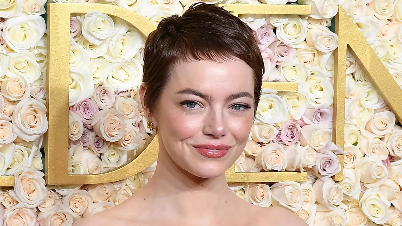 Emma Stone sorgt mit radikalem Makeover bei Golden Globes für Aufsehen