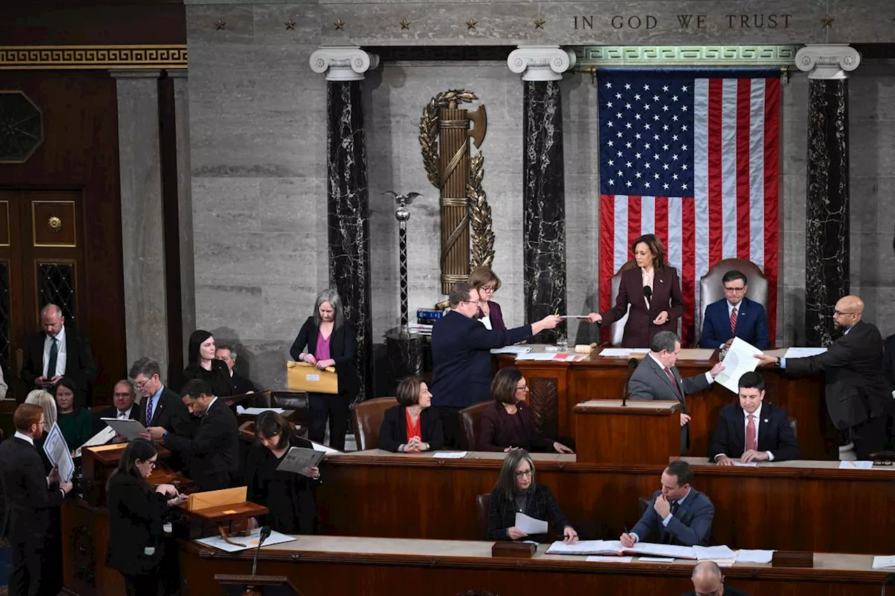 Donald Trump Cérémonie de Certification de Victoire à Washington