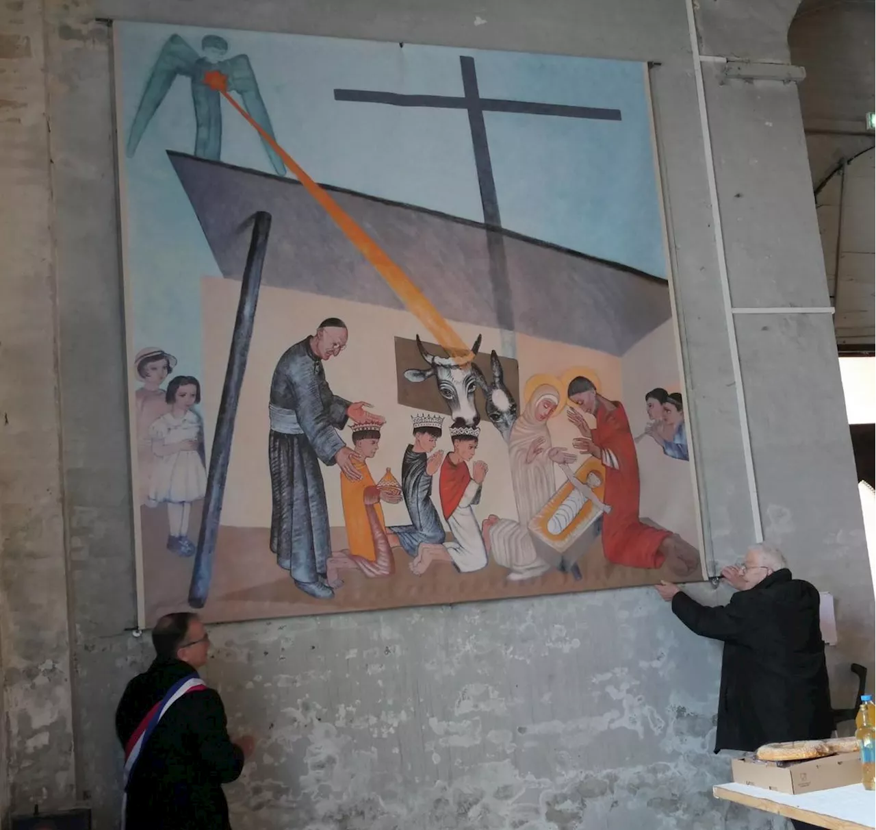 Sauvetage d'une Fresque Historique à Villeneuve