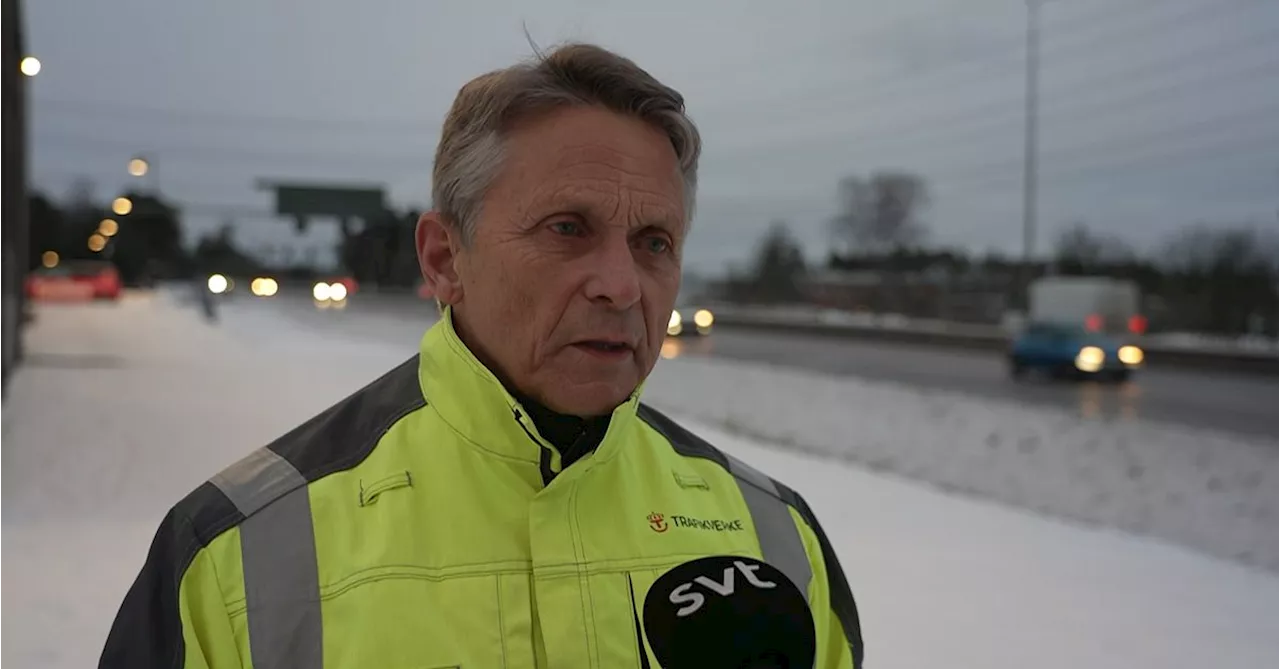 Snöoväder ställer till det för trafiken