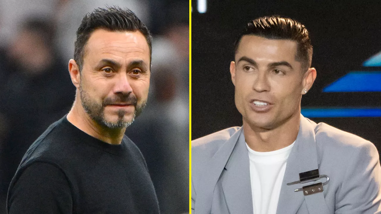 De Zerbi Slams Ronaldo's Ligue 1 Comments: 'He Talks S***'