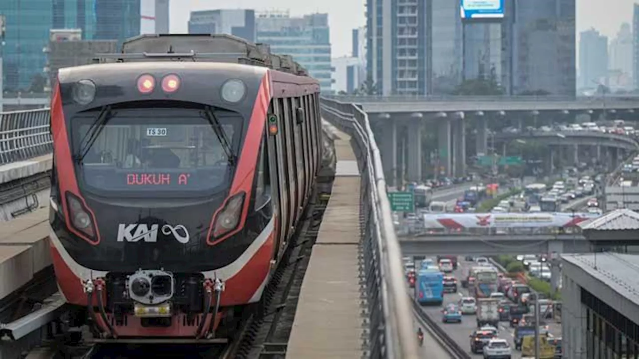 LRT Jabodebek Ramai Selama Nataru, Catat 1.142.377 Penumpang