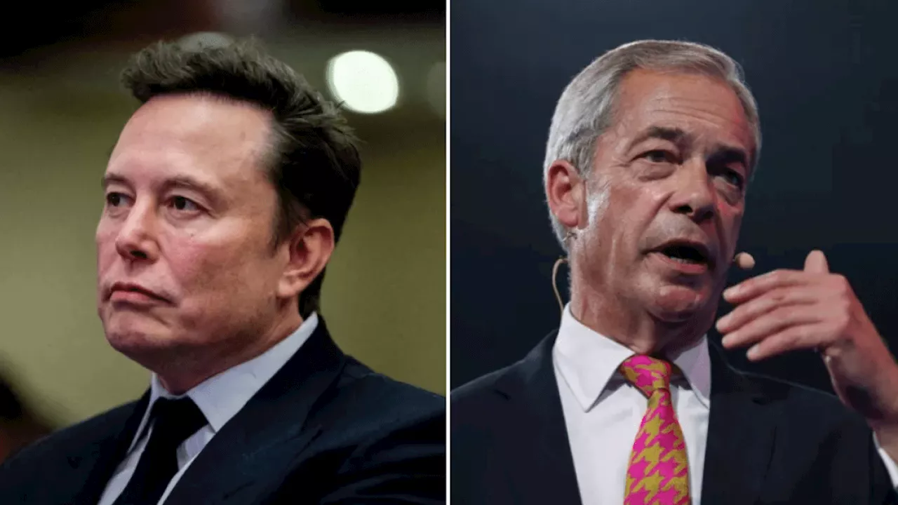 Musk Distance Himself From Reform Party, Sparking Rift with Farage