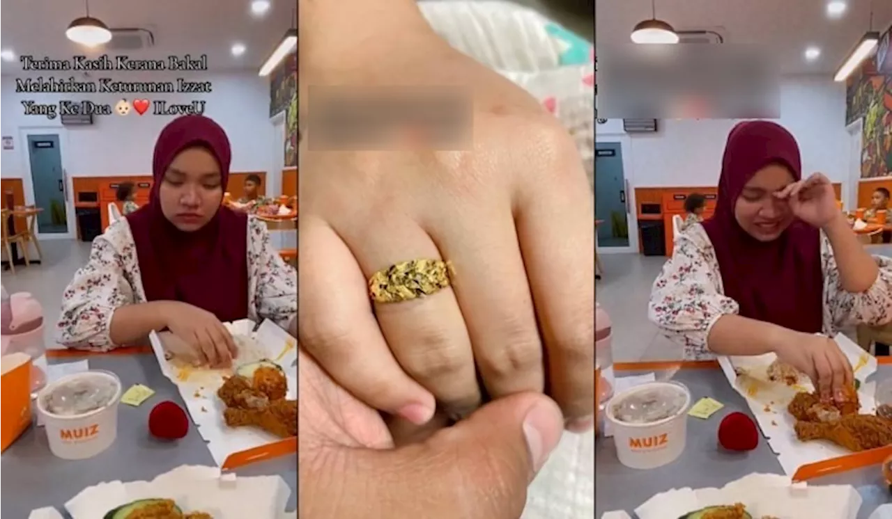 [Video] ‘Effort’ Suami Hadiahkan Isteri Cincin Emas Kerana Bakal Lahirkan Anak Bikin Ramai Sebak