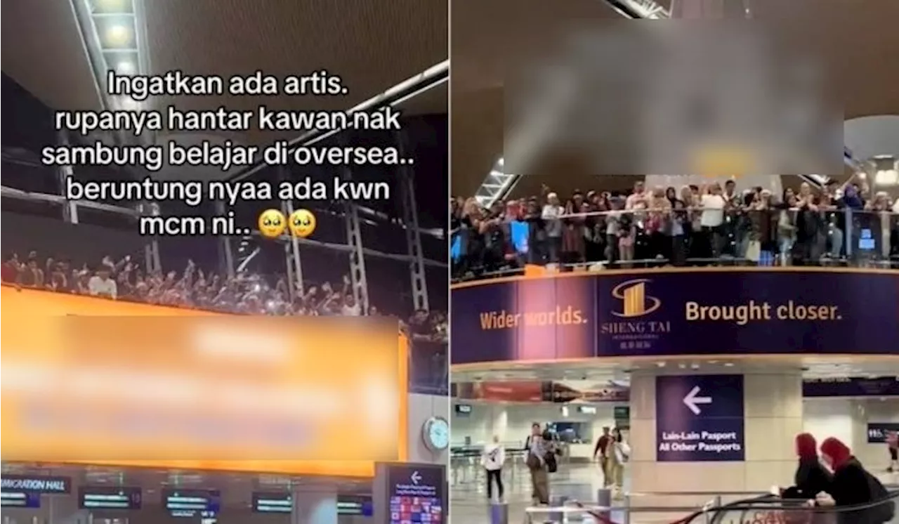 Viral Video: Students Celebrate Friend Studying Abroad at KLIA