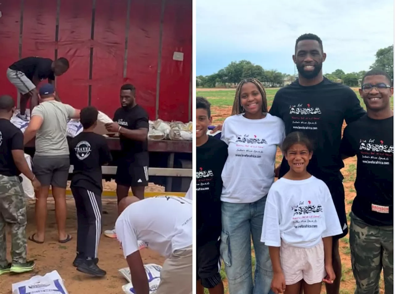 Siya Kolisi Inspires with Charity Work in Zimbabwe