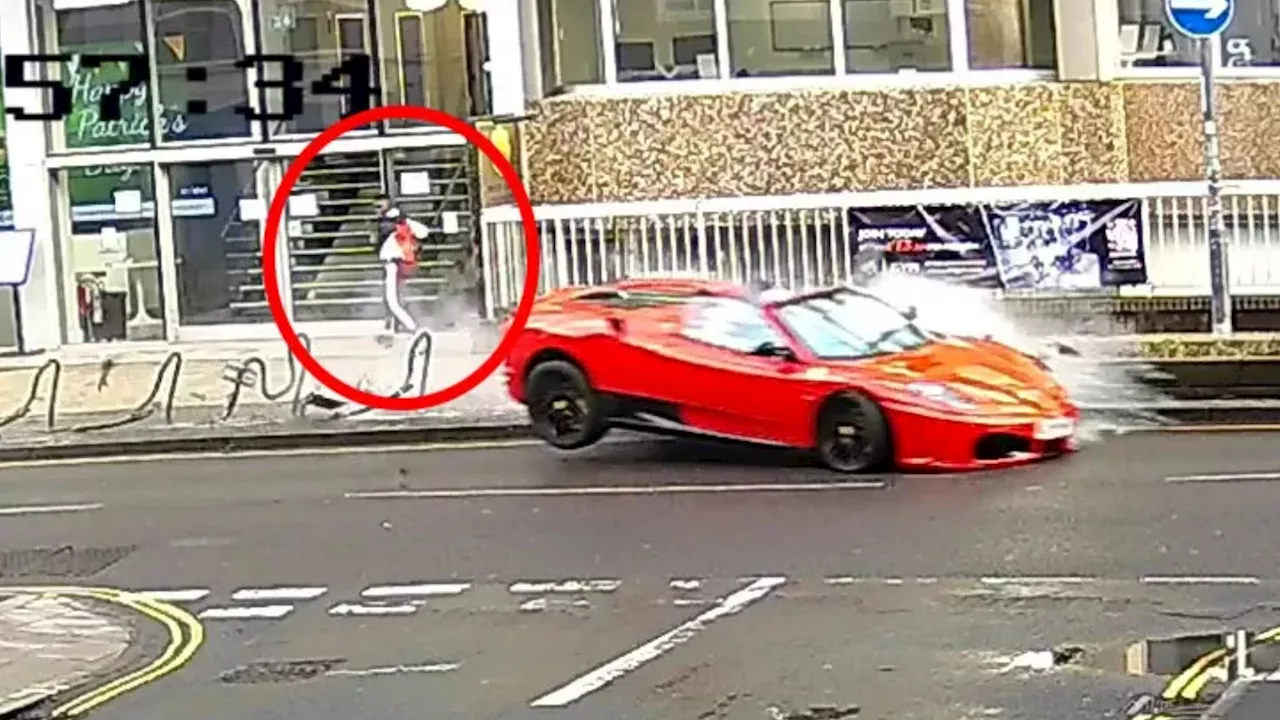 Dragons' Den Star's Supercar Plowed onto Pavement