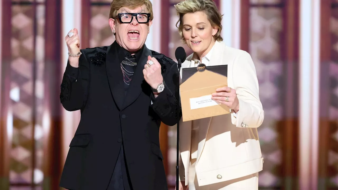 Elton John Jokes About Failing Eyesight at Golden Globes