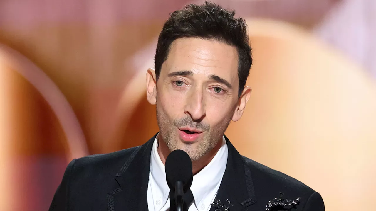 Adrien Brody’s Parents Get the Closeup as ‘Brutalist’ Star Wins Golden Globe