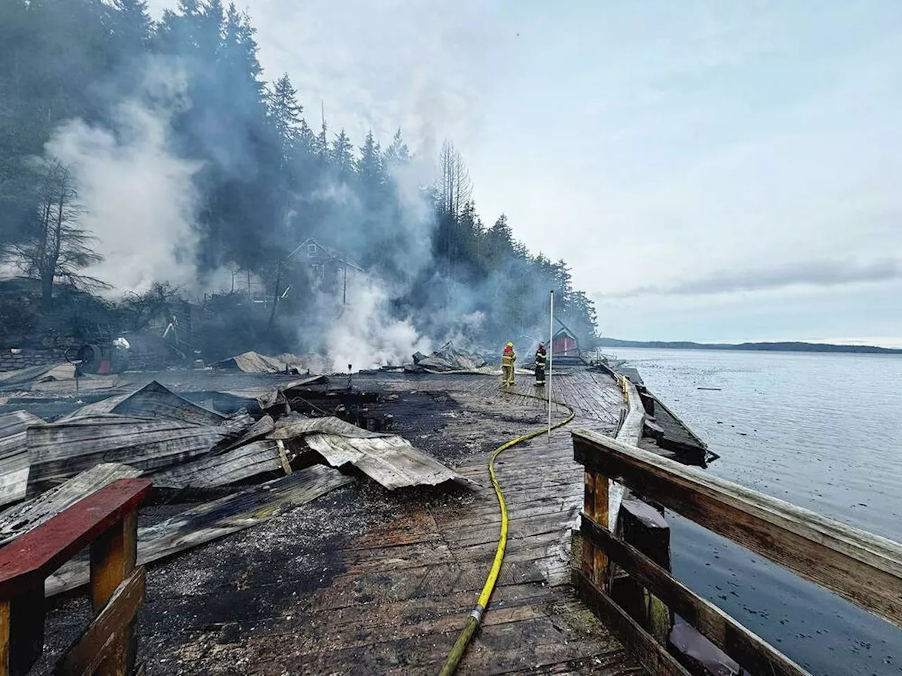 Telegraph Cove Resort to Rebuild After Devastating New Year's Eve Fire