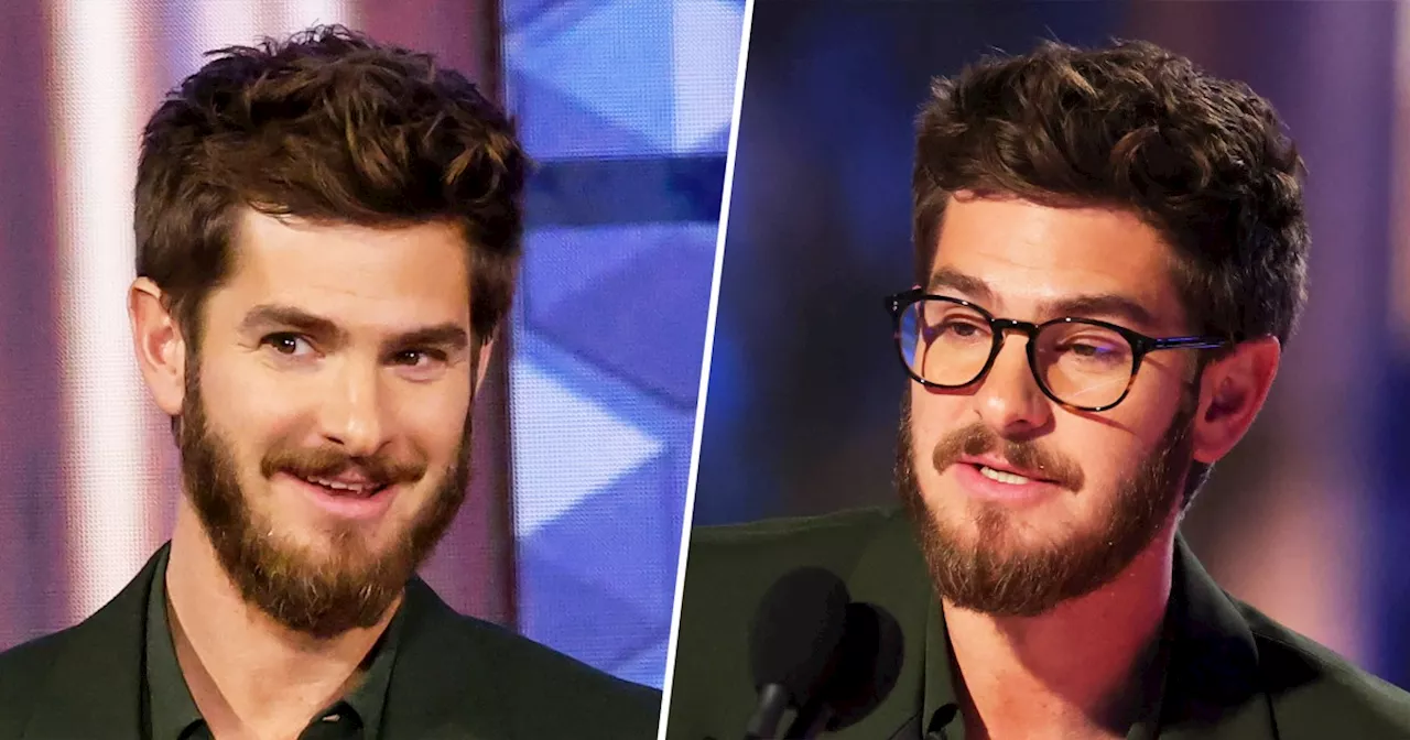 Andrew Garfield's Glasses Moment at the 2025 Golden Globes Goes Viral