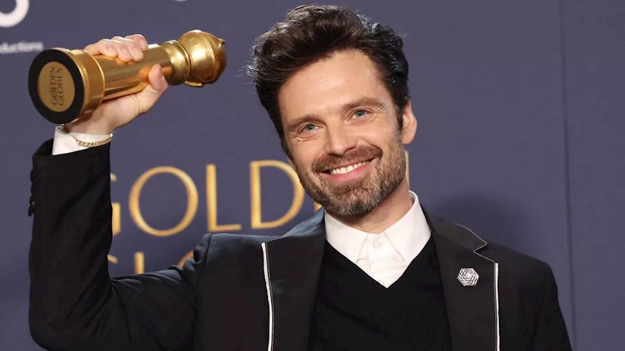 Demi Moore Wins First Golden Globe, Sebastian Stan Celebrates 'A Different Man' Victory