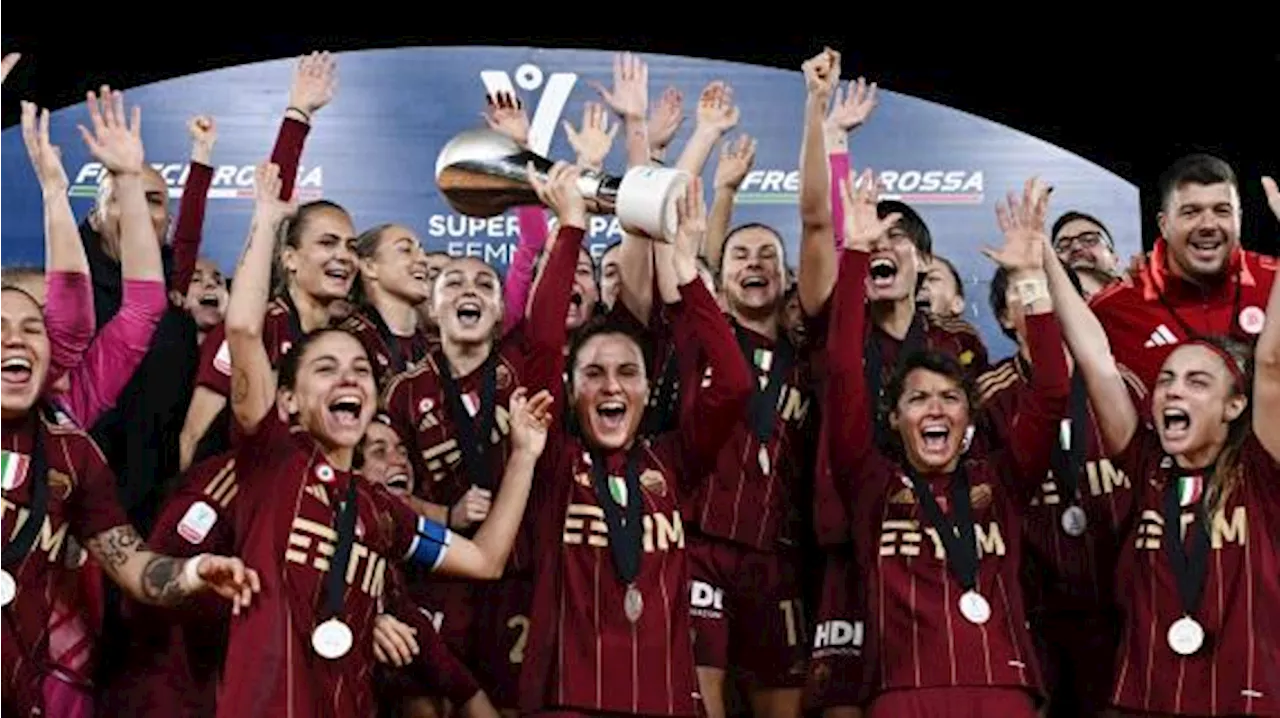 Roma trionfa nella Supercoppa Italiana contro la Fiorentina