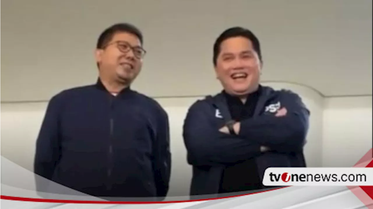 Viral Kebersamaan Erick Thohir dan Bung Towel, Netizen Tuding Jadi Penyebab Pecatnya Shin Tae-yong