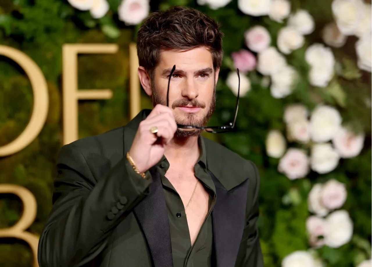 Andrew Garfield's Reading Glasses Steal the Show at Golden Globes 2025