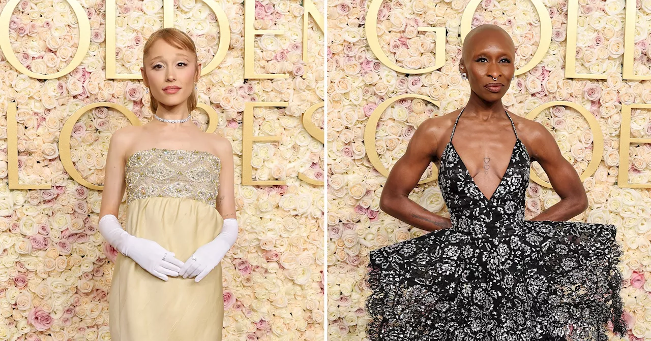 Ariana Grande and Cynthia Erivo Dazzle at the 2025 Golden Globes