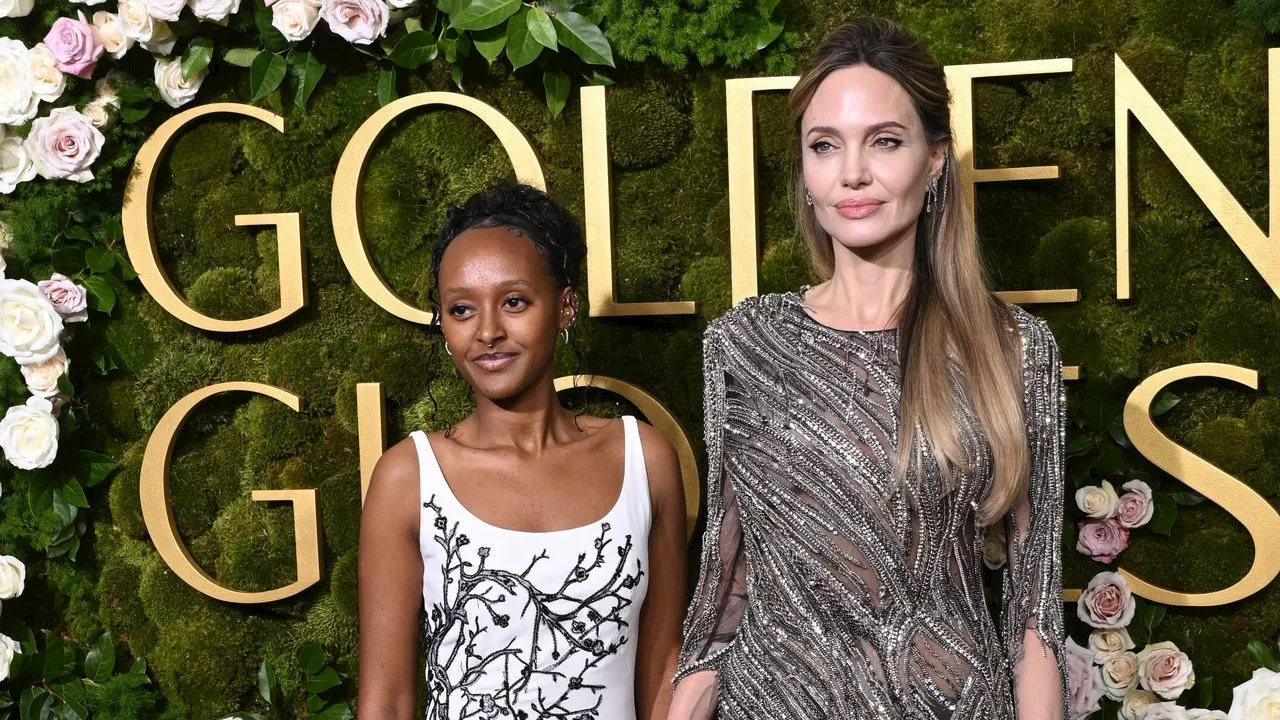 Todo queda en familia: Angelina Jolie y su hija Zahara, el misterioso anillo de Zendaya… los mejores momentos de la alfombra roja de los Globos de Oro 2025