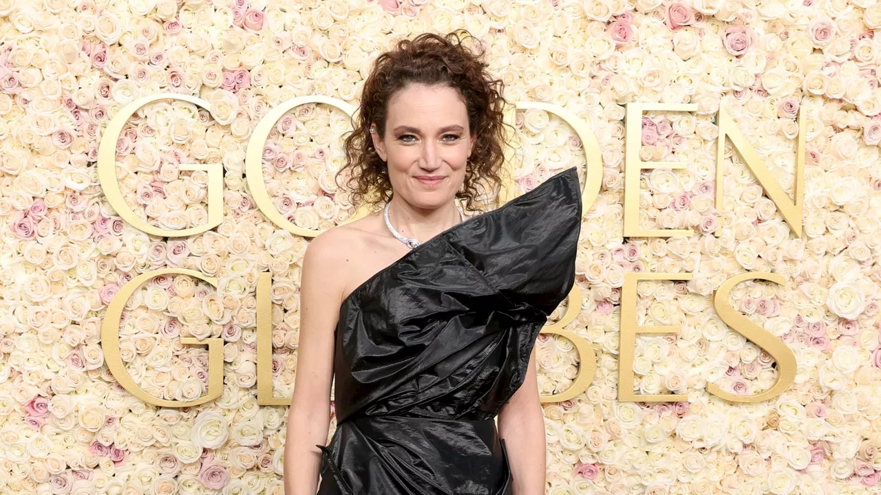 Coralie Fargeat Makes a Bold Fashion Statement at the Golden Globe Nominations