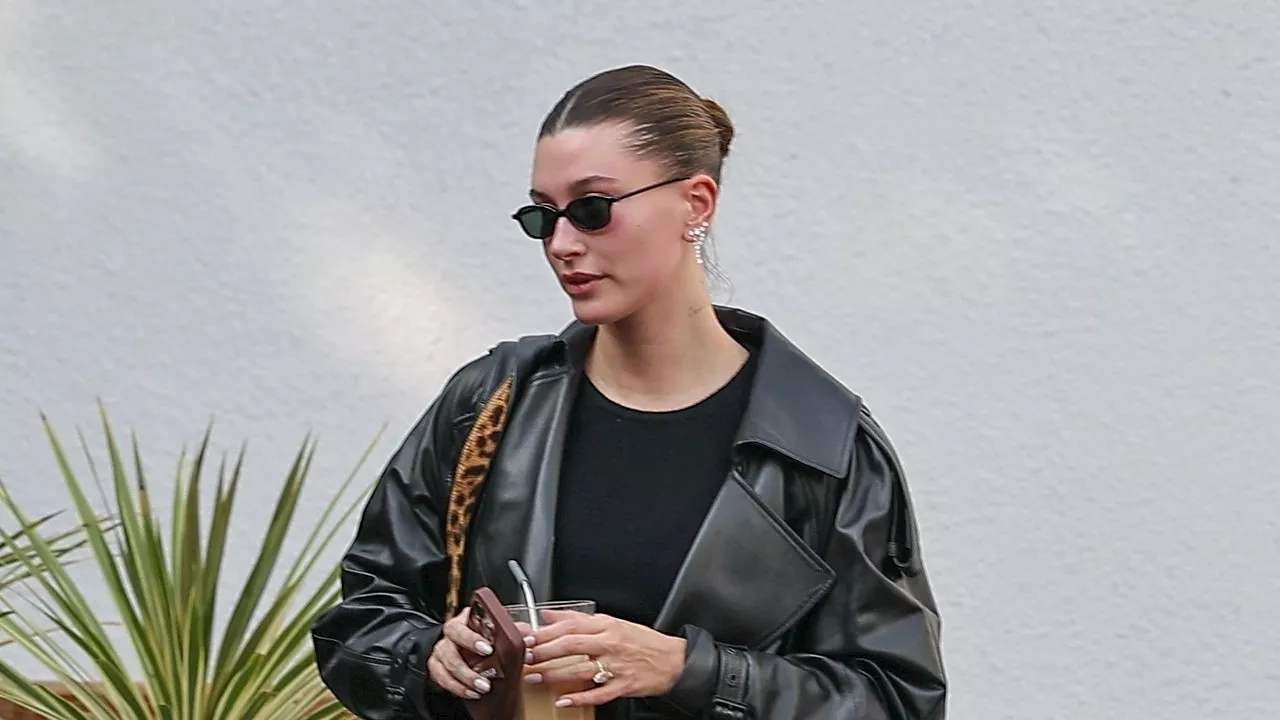 Hailey Bieber Brings a ‘Matrix’ Vibe to Pilates