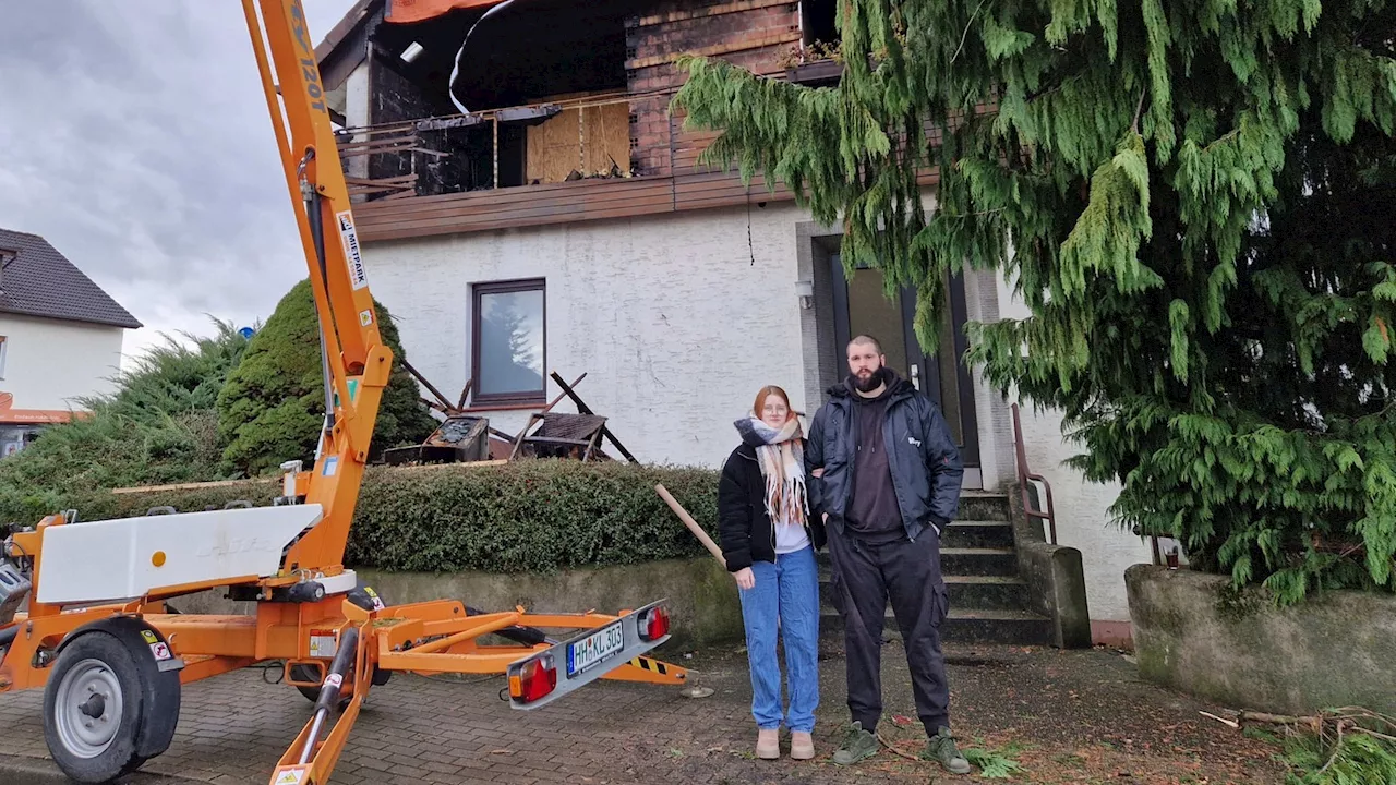 Silvesterrakete löst Brand in Mehrfamilienhaus aus