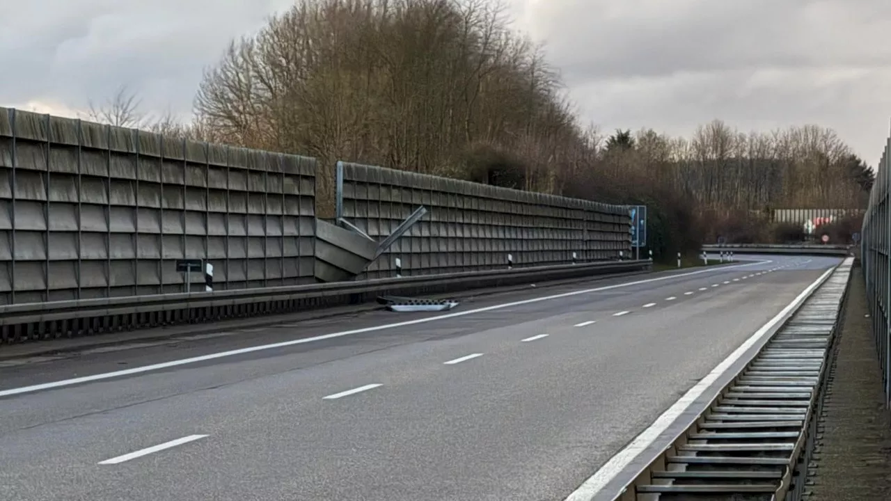 Sturm verursacht Verkehrsstörungen in NRW