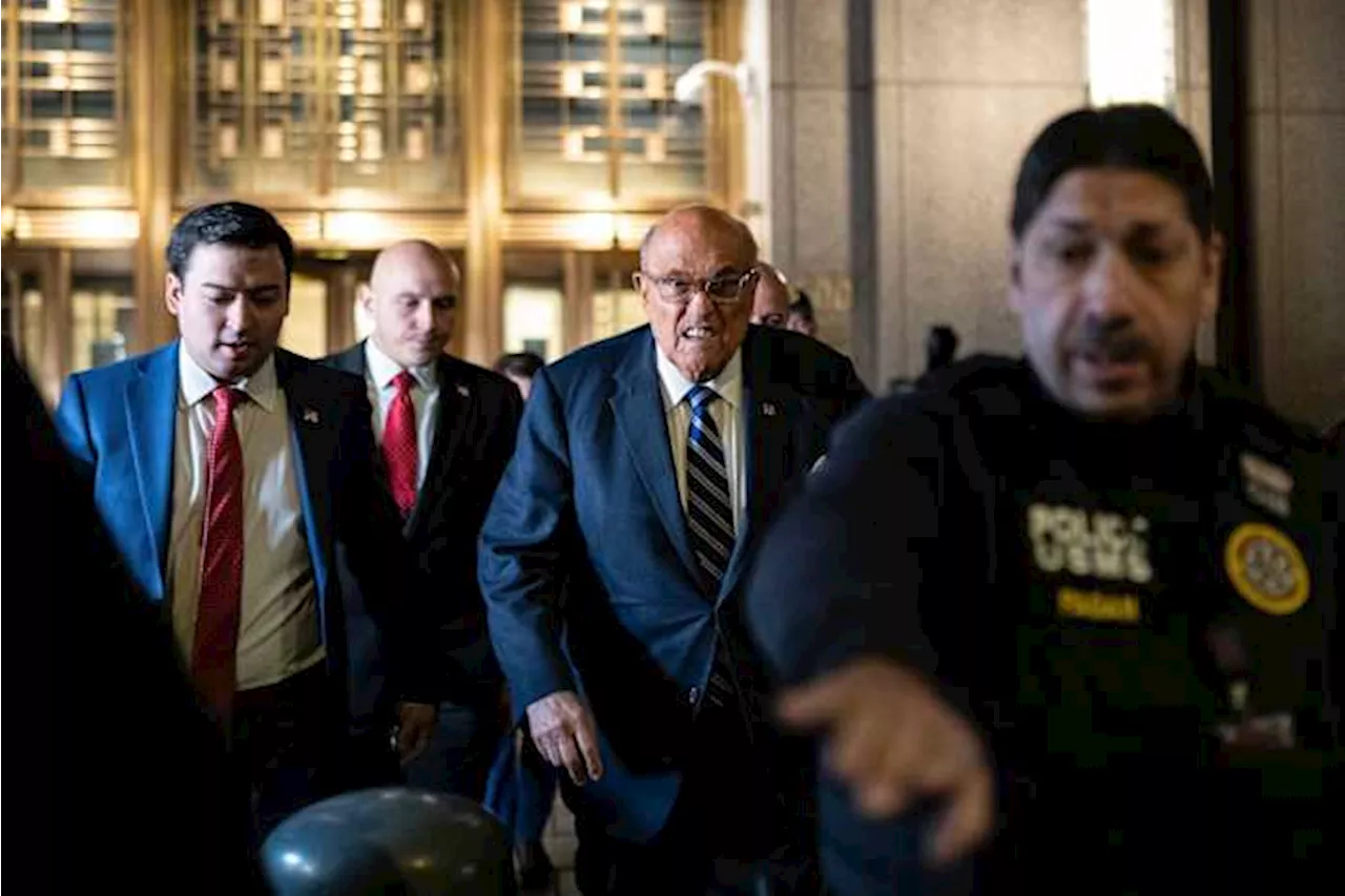 Rudy Giuliani is in contempt of court in $148 million defamation case