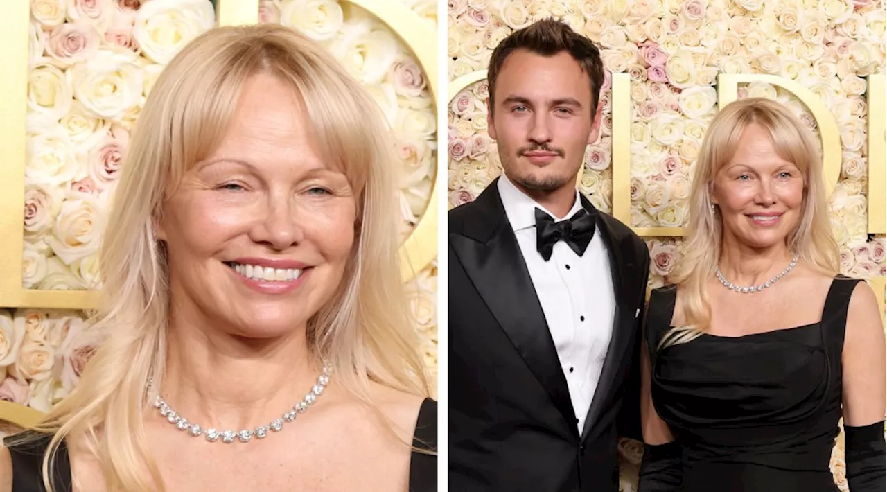 Pamela Anderson Dazzles in Pandora Jewels at 2025 Golden Globes