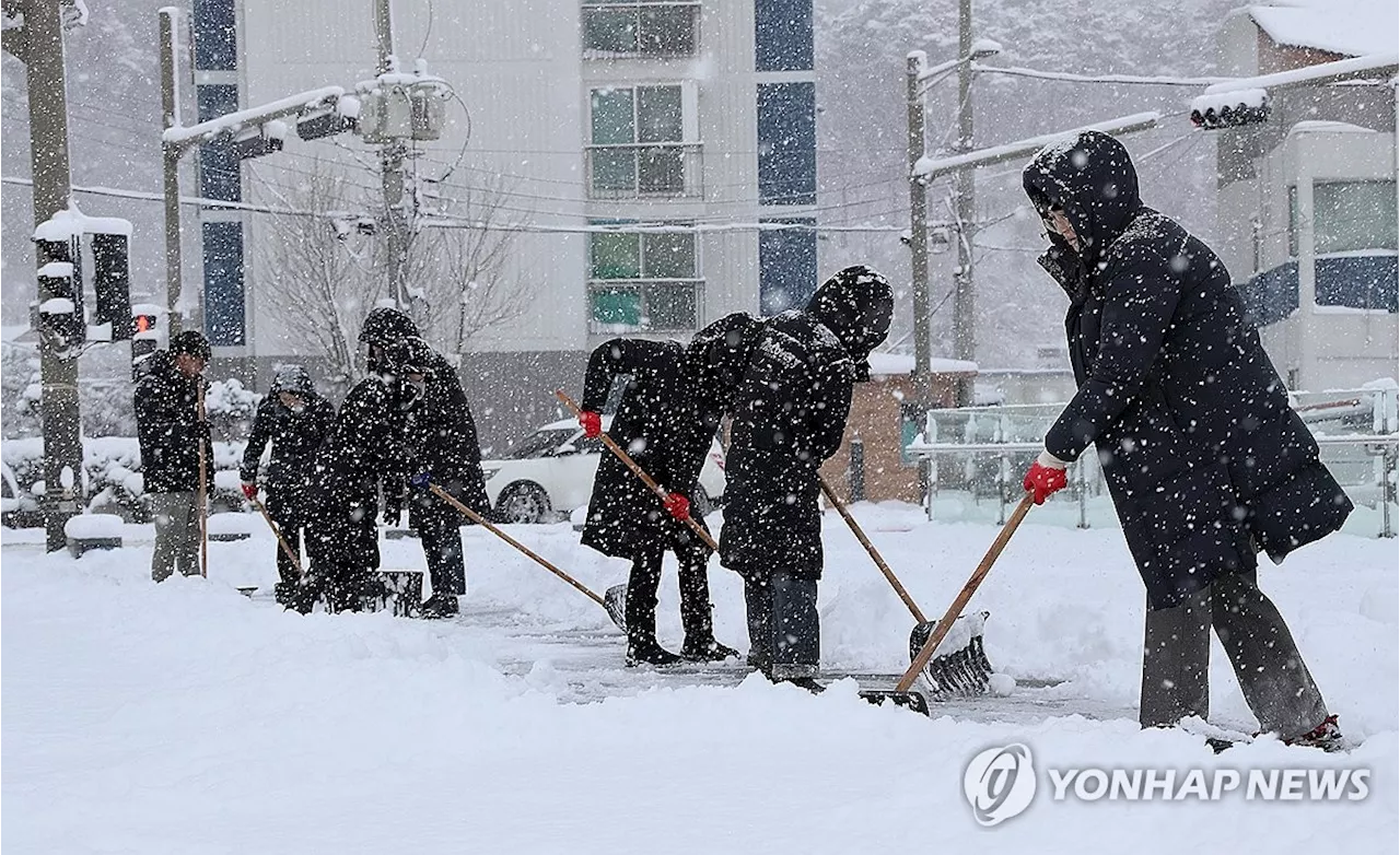 전북, 7~9일 폭설 예상…최대 40㎝ 적설