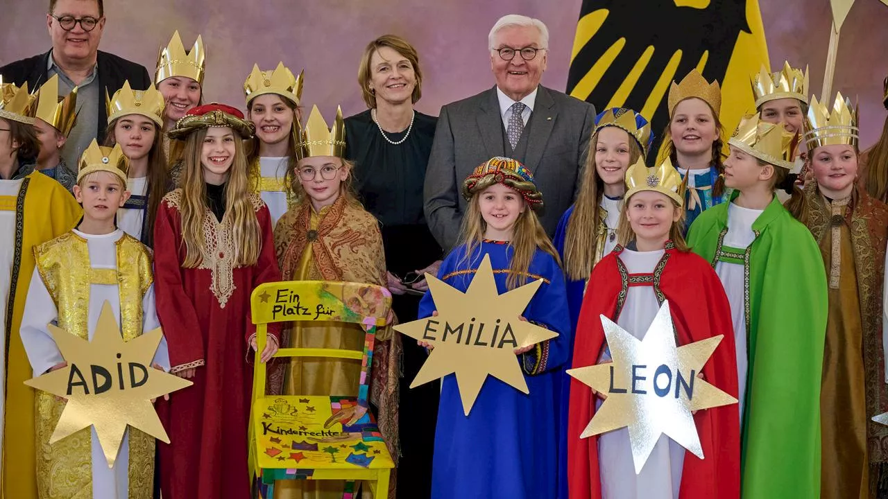 Bundespräsident Steinmeier empfängt Sternsinger