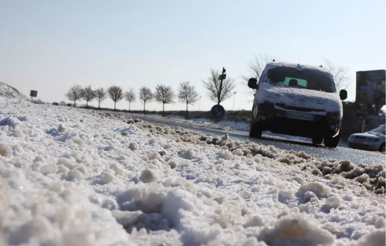 Neige inattendue dans le nord de la France