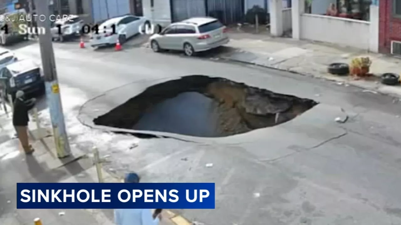 Sinkhole Opens Under SEPTA Bus in Philadelphia, Disrupting Traffic and Businesses