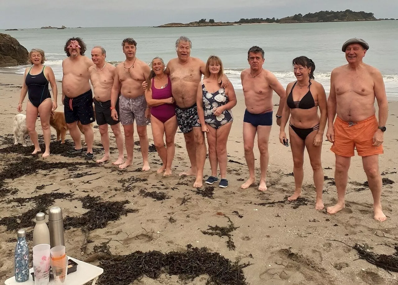 Baignade du Jour de l'An à Saint-Jacut-de-la-Mer