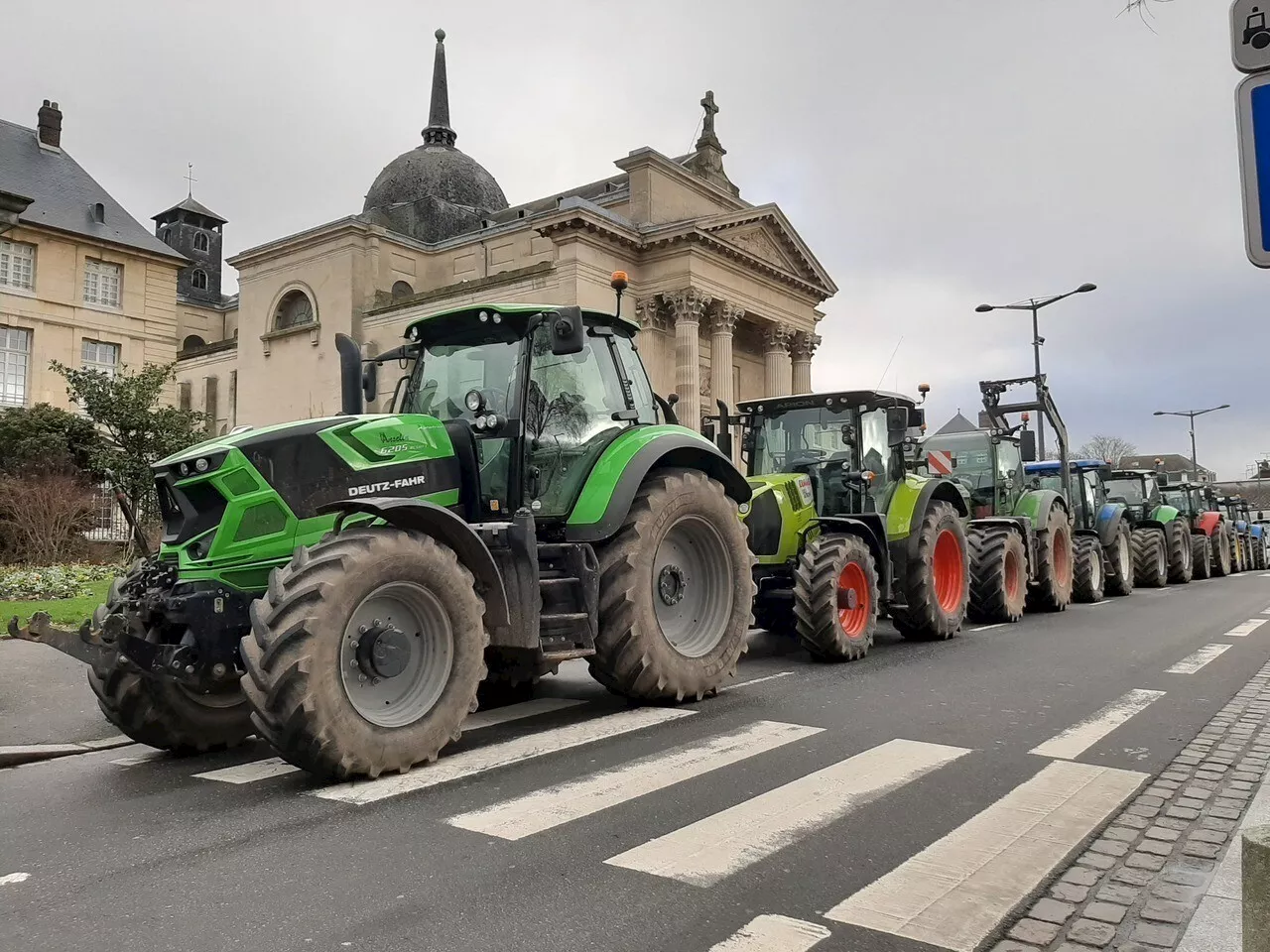 Mobilisation des agriculteurs à Rouen : opération escargot et descente chez un grossiste