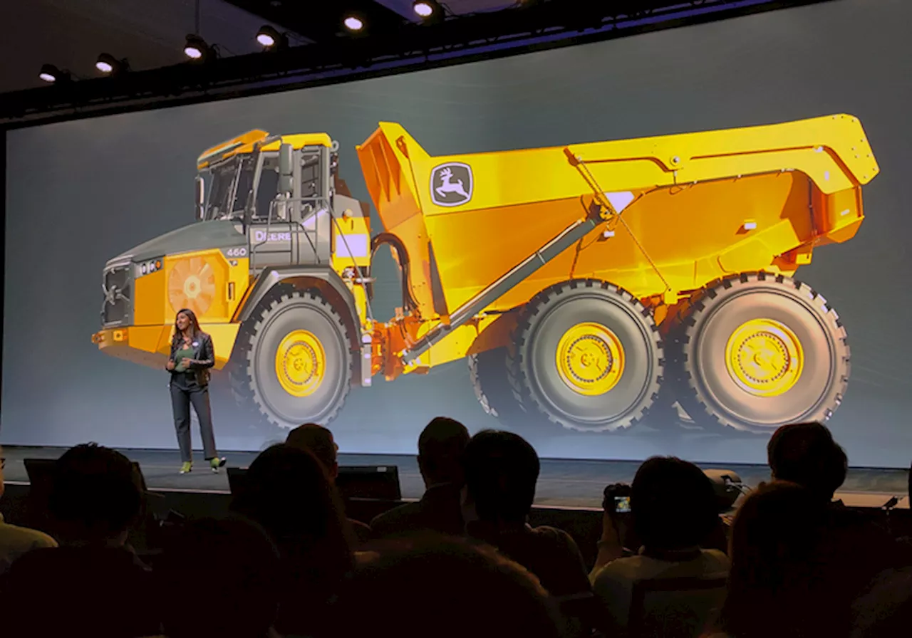 John Deere al CES 2025 lancia robo-dumper per lavori in cava