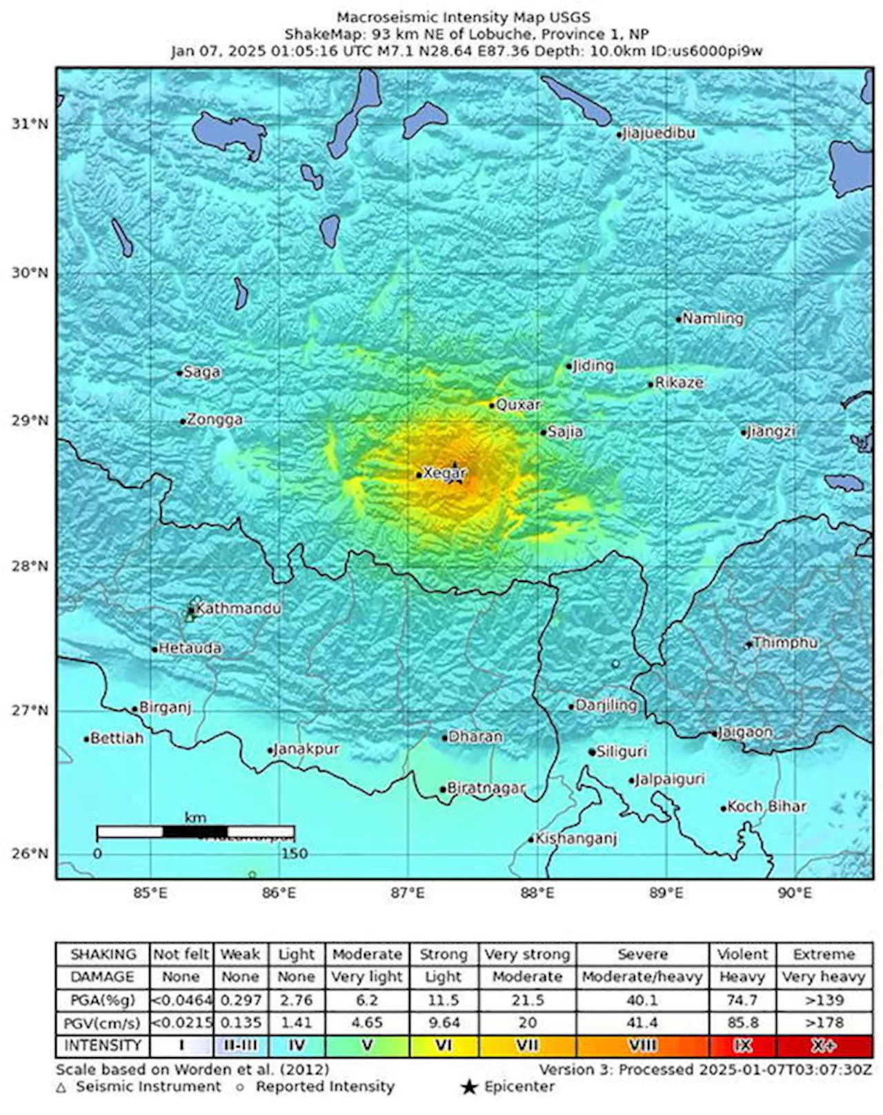 Terremoto in Tibet: morti e feriti aumentano