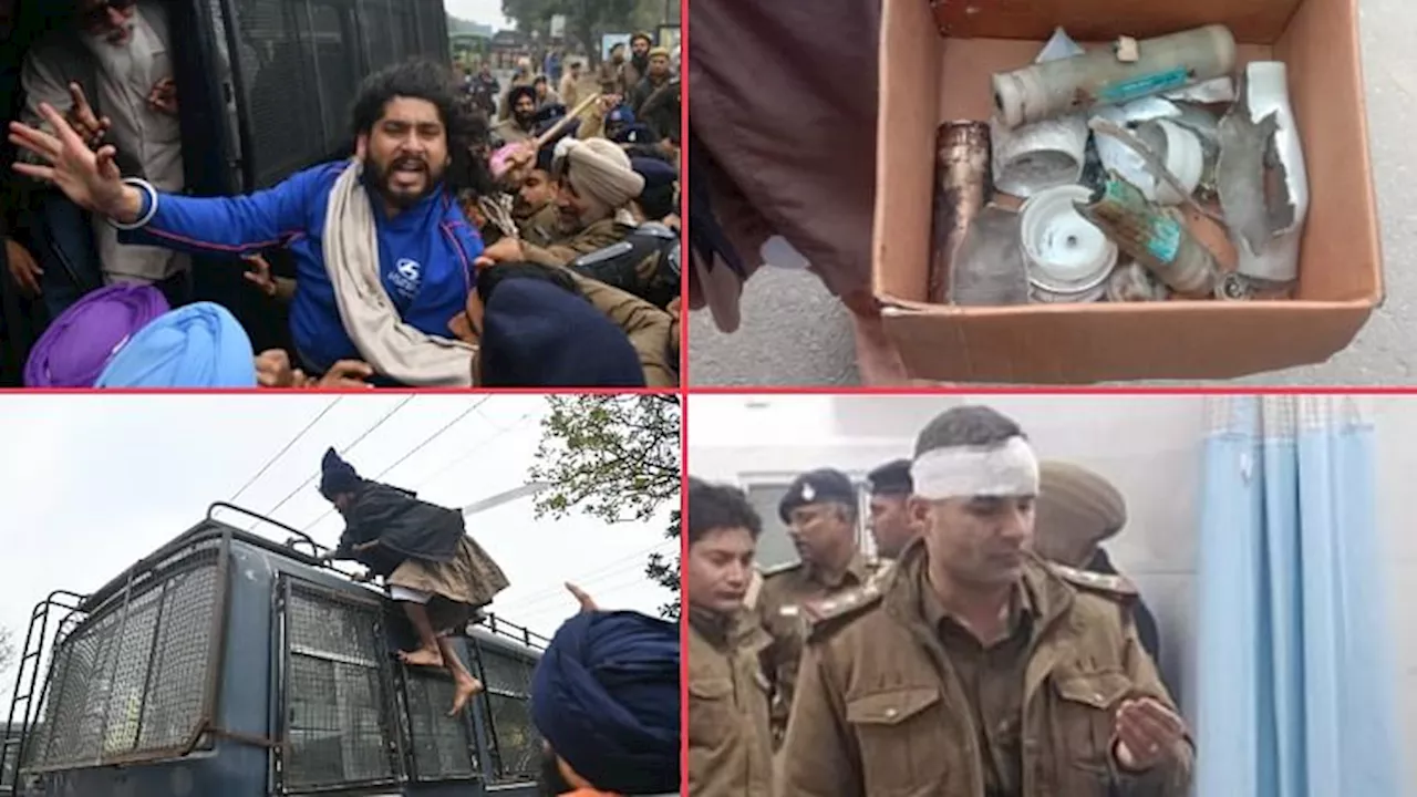 पंजाब में कौमी इंसाफ मोर्चा का प्रदर्शन, पुलिस और निहंगों के साथ जंग