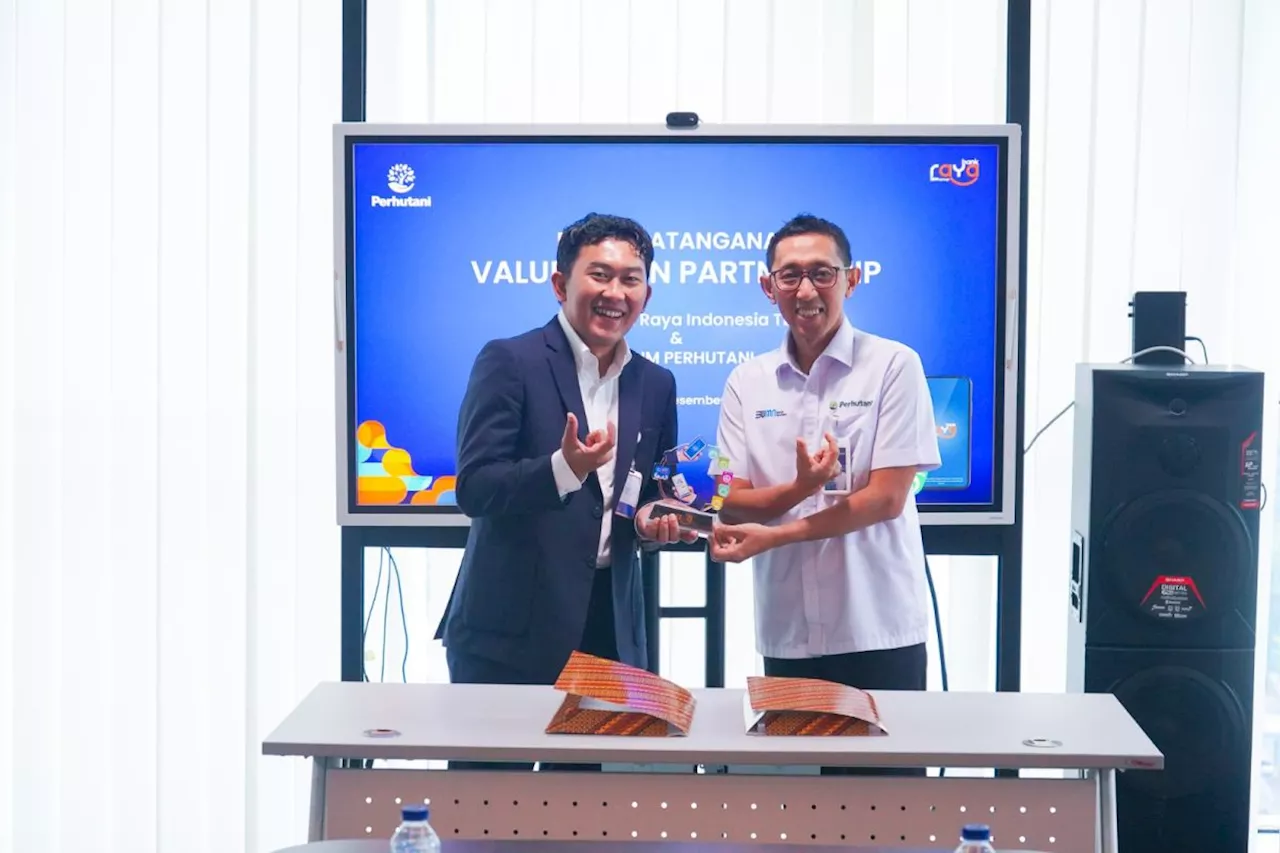 Bank Raya Berikan Akses Digital untuk Karyawan dan Mitra Perhutani