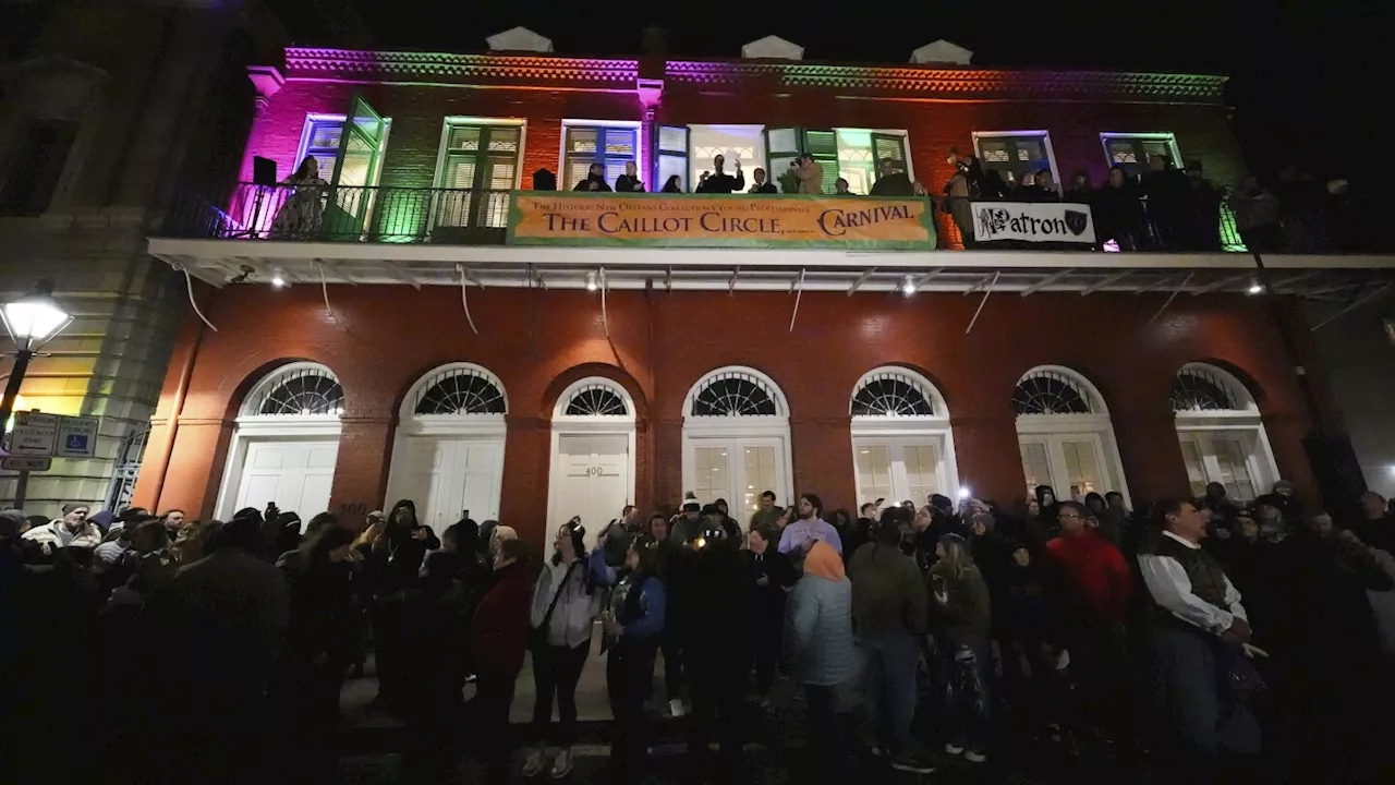 New Orleans holds 1st parade of Carnival season 5 days after deadly attack on Bourbon Street