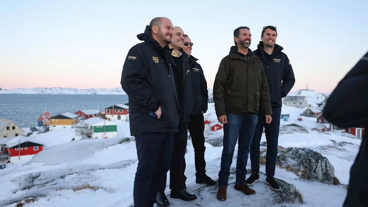 Trump Jr. Visits Greenland, Trump Vows to Treat Its Residents 'Well'