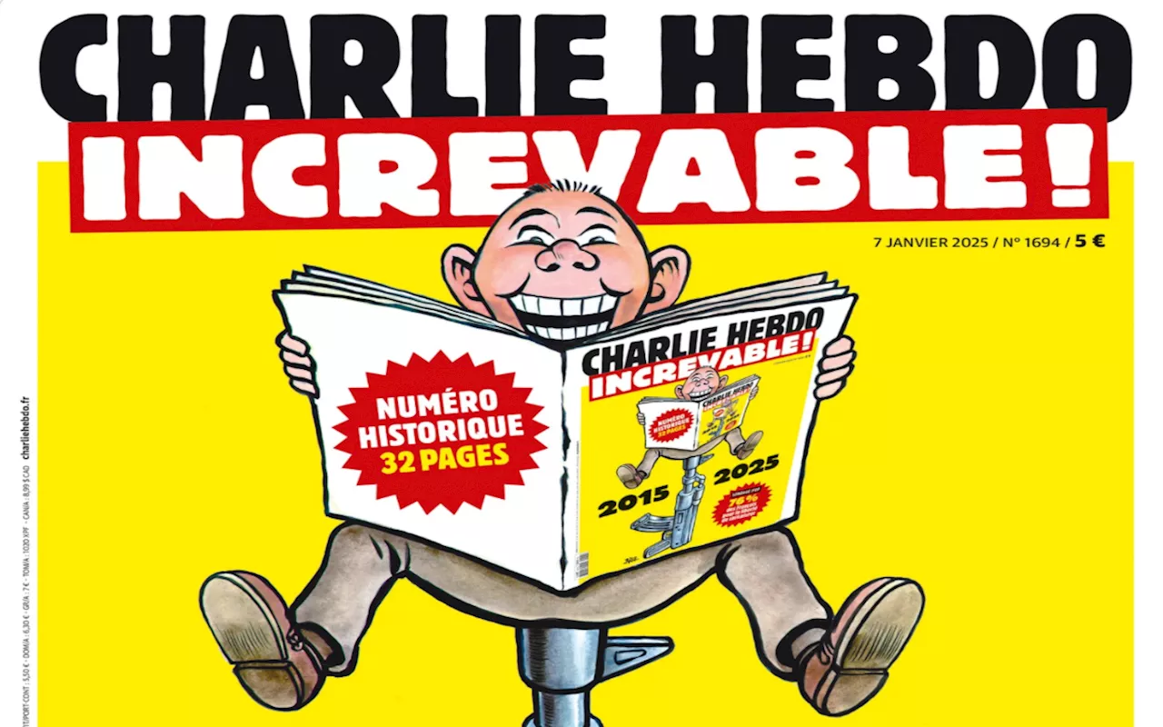 Charlie Hebdo conmemora décimo aniversario del atentado con una edición especial