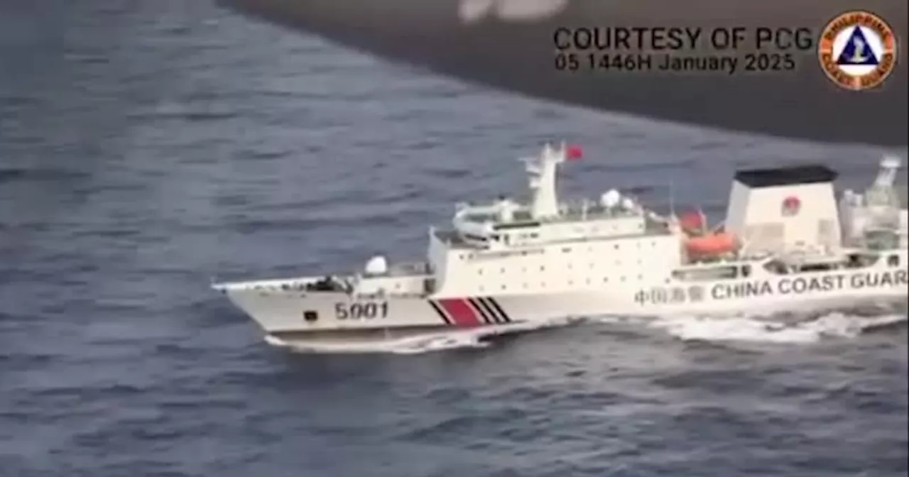 Philippines Monitors China's Largest Coast Guard Vessel