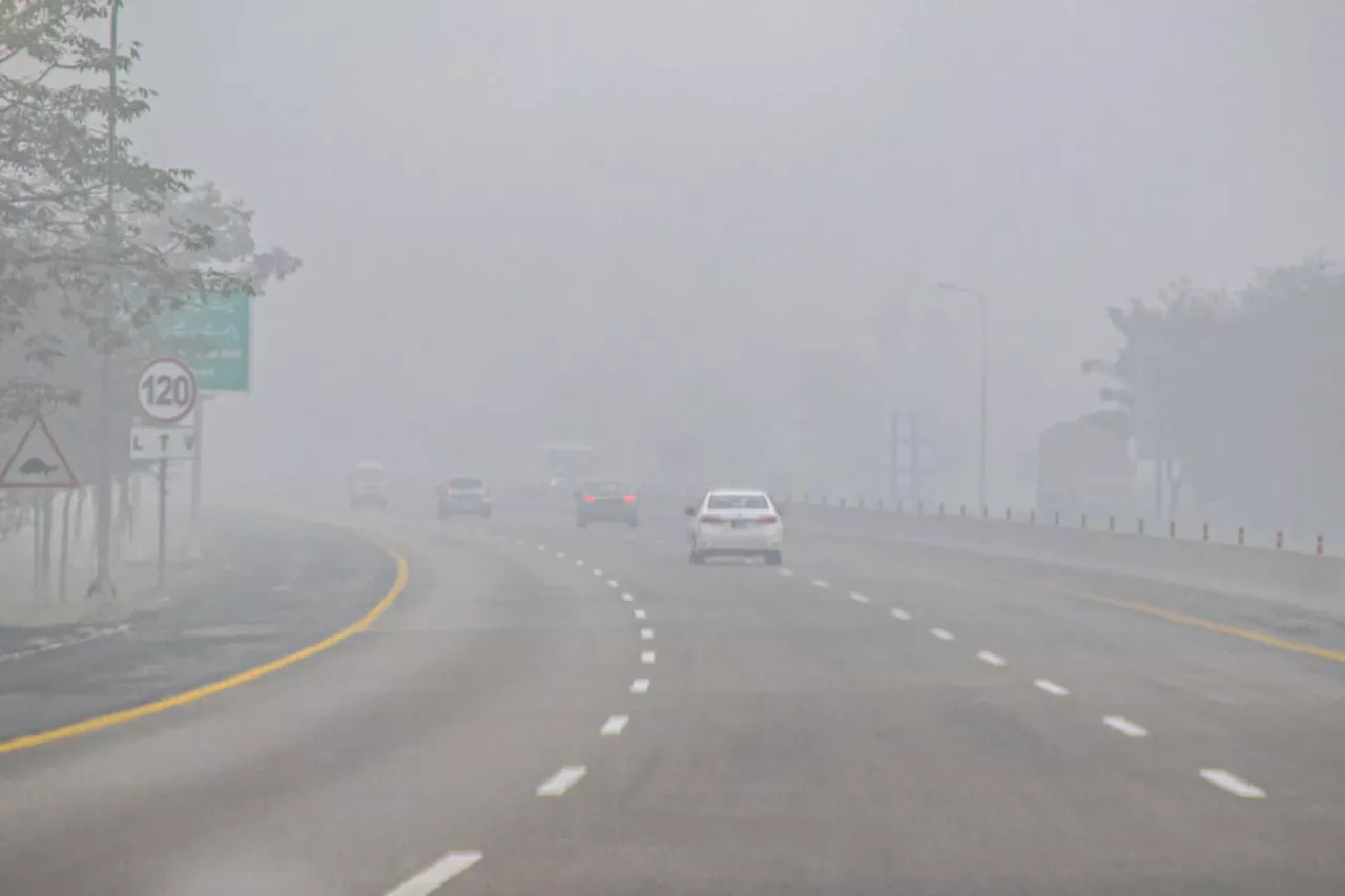 پنجاب میں شدید fog کی وجہ سے motorway بند