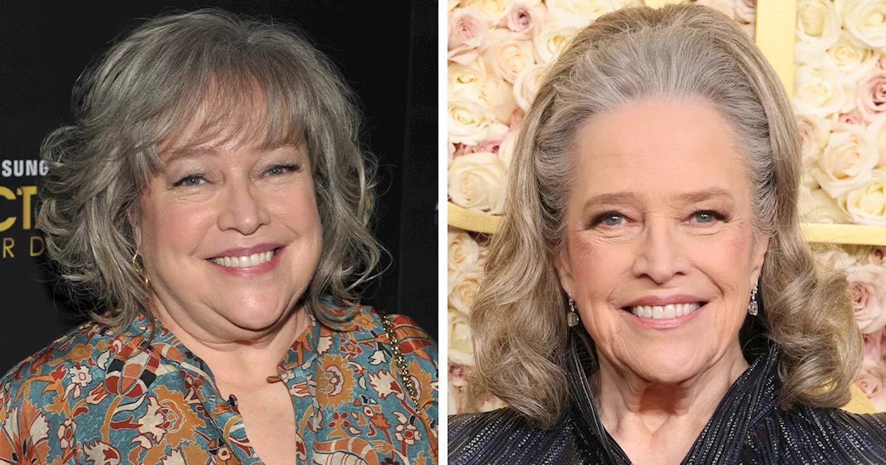 Kathy Bates Stuns at Golden Globes 2025 in Chic Outfit and Sneakers