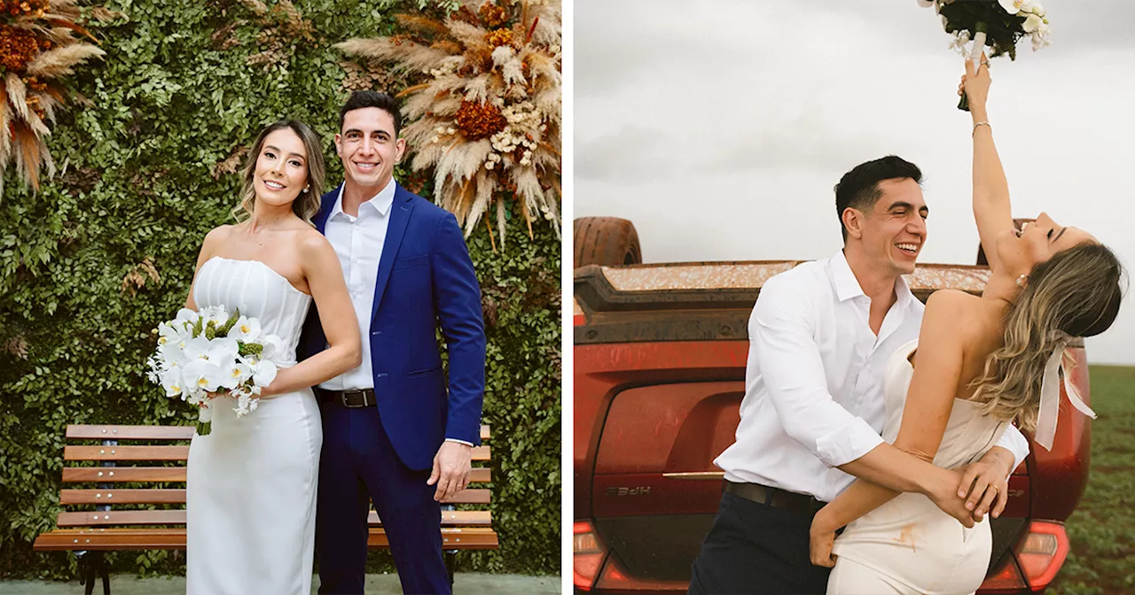 Newlyweds Turn Wedding Day Crash into Unique Photoshoot