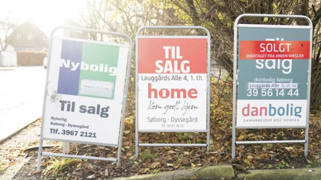 Huse til salg - Lejligheder på tilbagegang