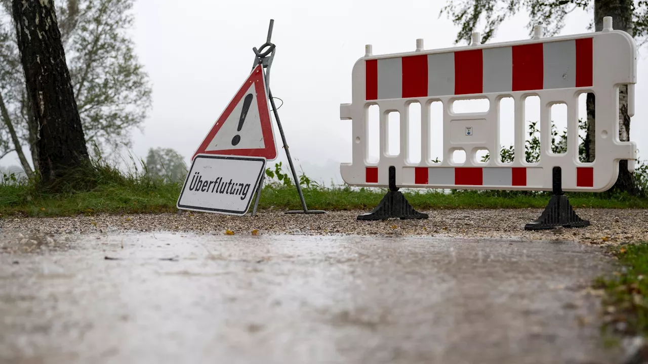 Flüsse in Franken überlaufen: Leichte Überschwemmungen