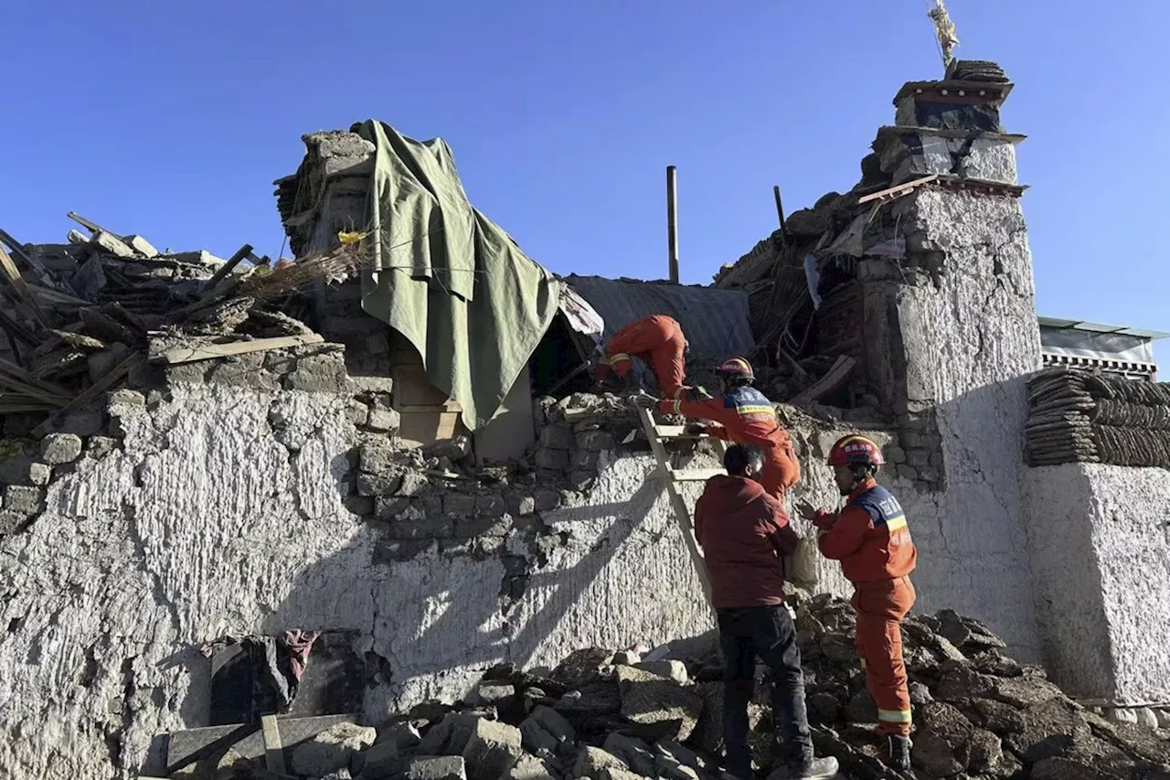 Strong Earthquake Strikes Western China and Nepal, Killing at Least 126