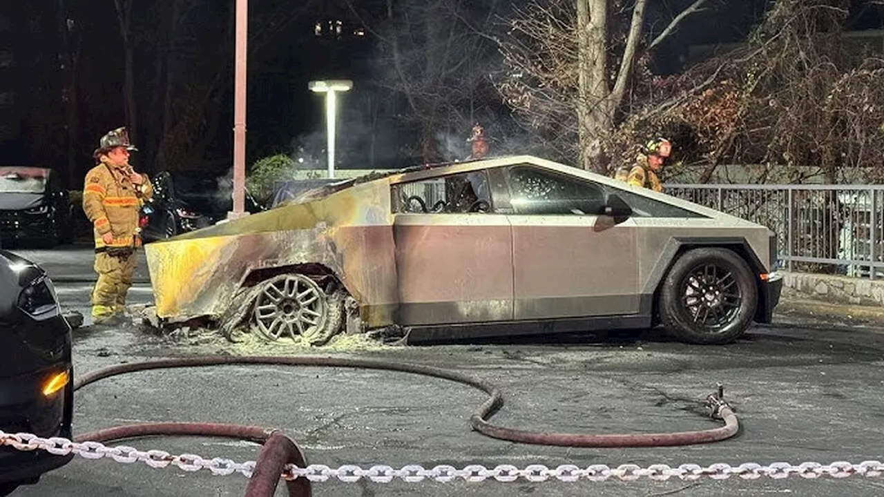 Tesla Cybertruck Catches Fire at Georgia Dealership