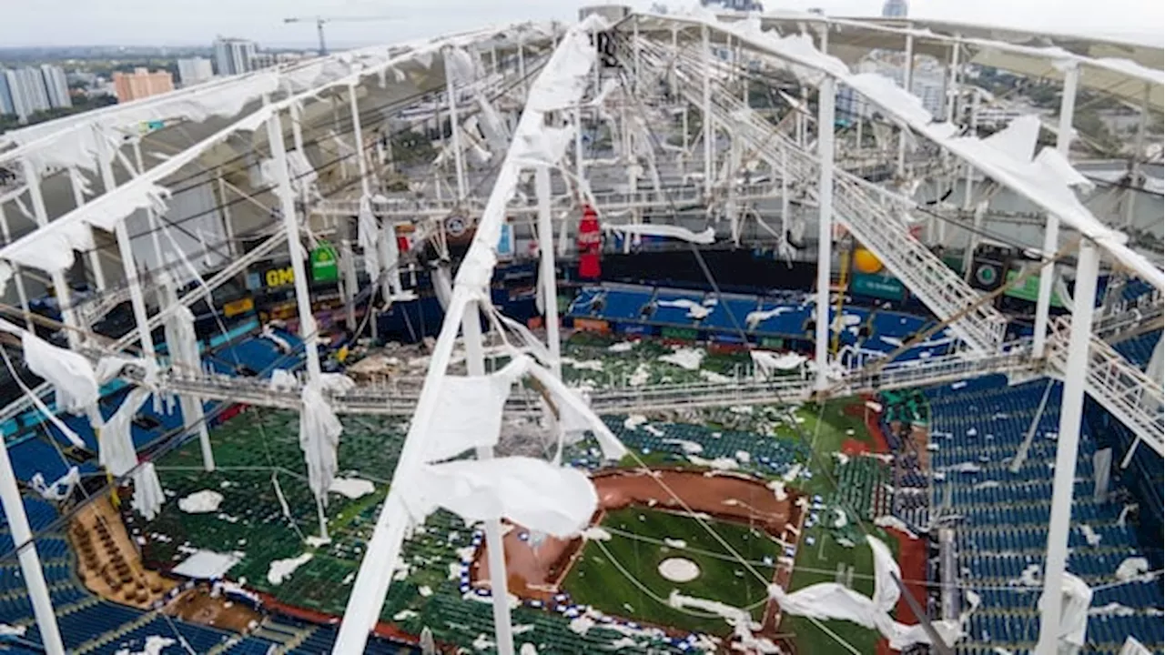 Rays Back Plan to Repair Hurricane-Damaged Tropicana Field