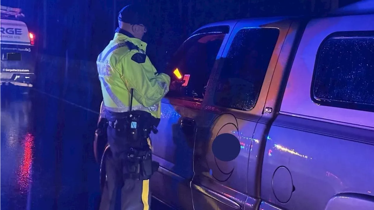 BC Highway Patrol Removes 19 Impaired Drivers From Vancouver Island Roads Over New Year's Weekend